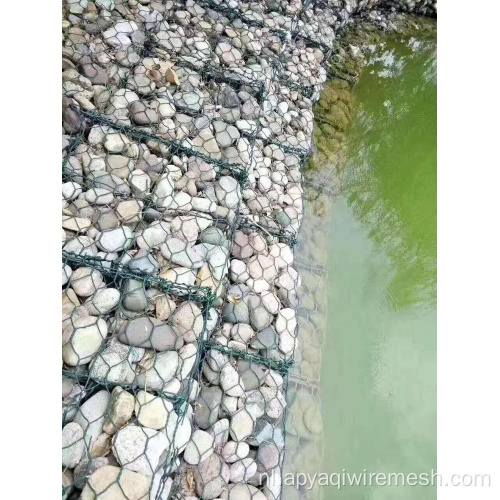 bodem erosie netten rotsmesh gabion muur/panama gaviones